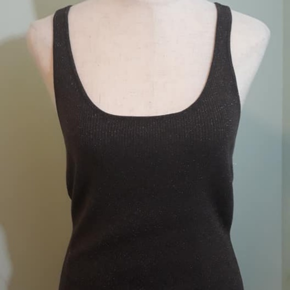 INC International Concepts Tops - INC Brown Shimmer Racerback Tank Top XL NWT